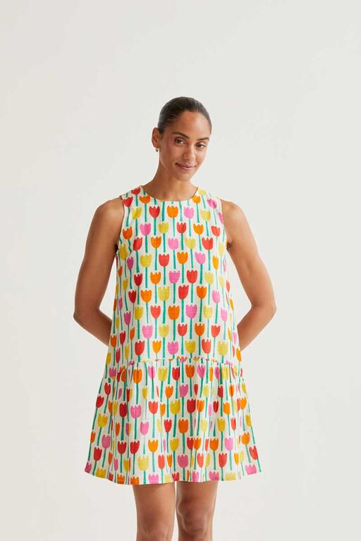 Vestido corto Tulipa