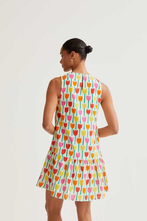 Vestido corto Tulipa