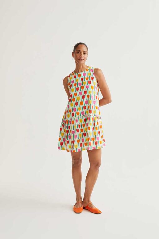 Vestido corto Tulipa