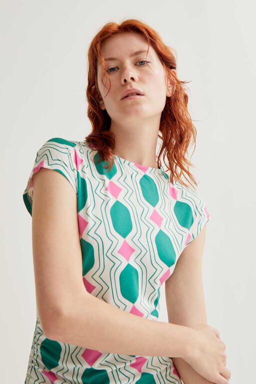 Vestido largo Geometric
