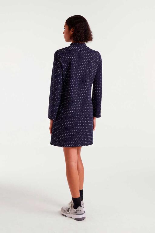 Vestido jacquard Dots