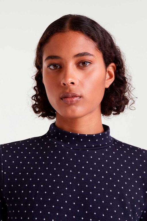 Vestido jacquard Dots