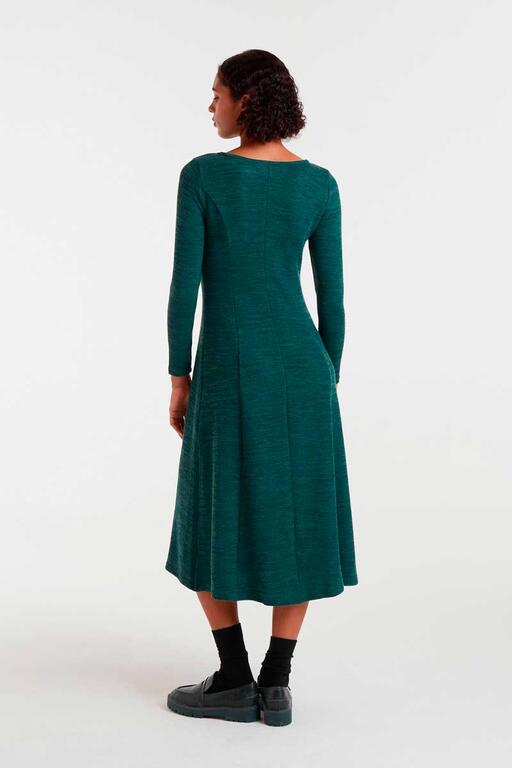 Vestido de punto verde