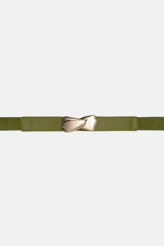 Cinturón elástico verde Ameli